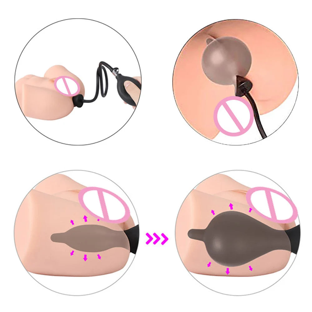 Inflatable Anal Butt Plug