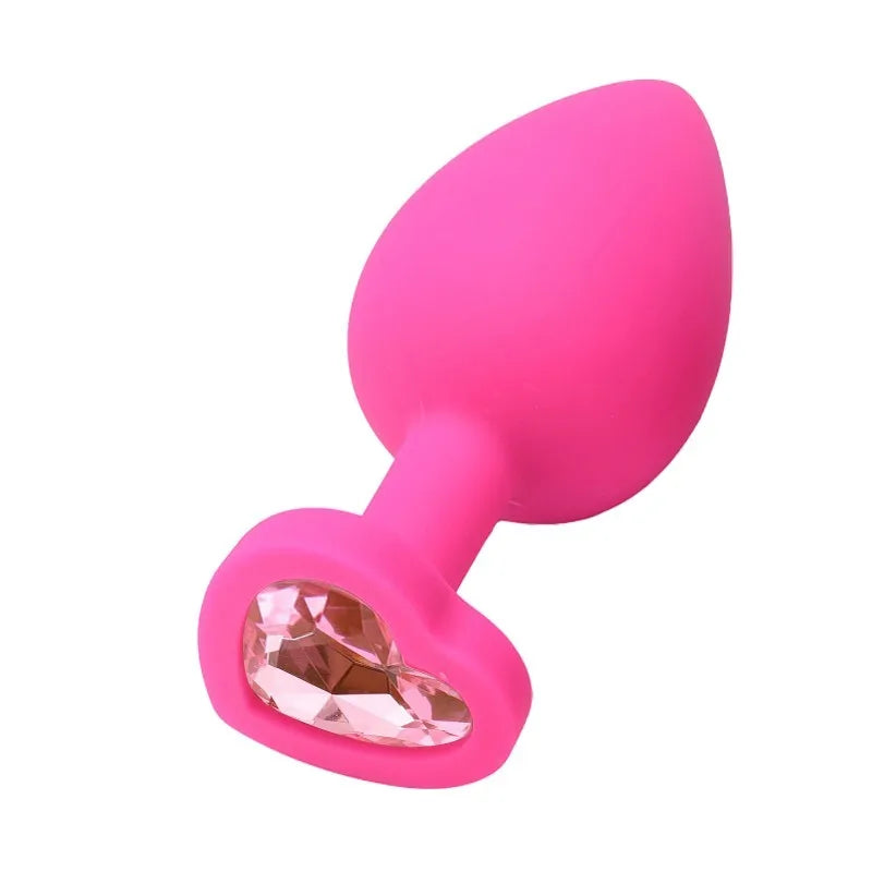 Flared Heart-Base Butt Plug