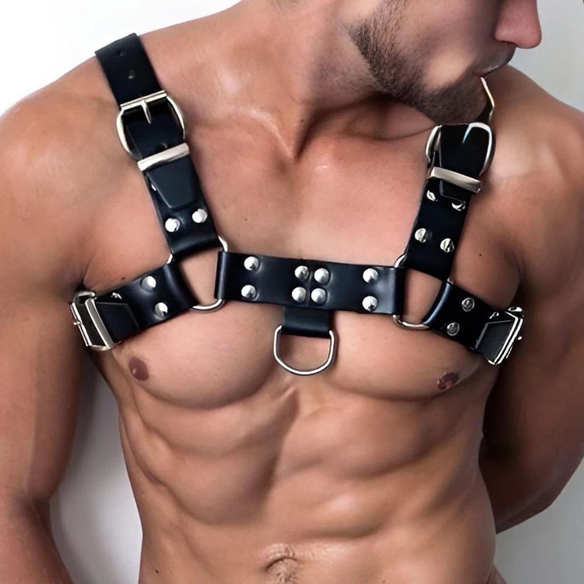 Fetish Leather Chest Harness