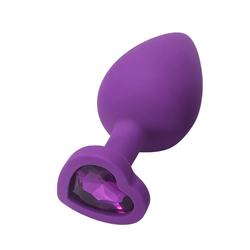 Flared Heart-Base Butt Plug