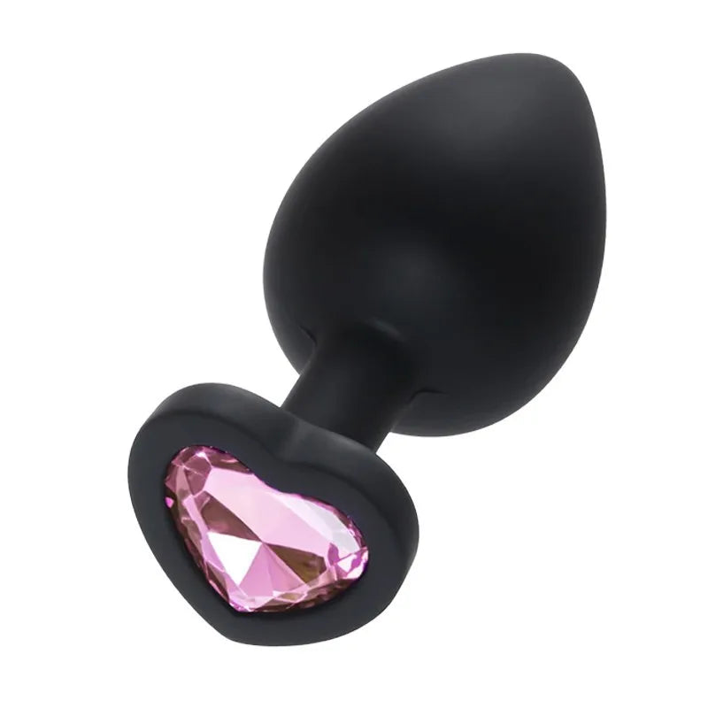 Flared Heart-Base Butt Plug