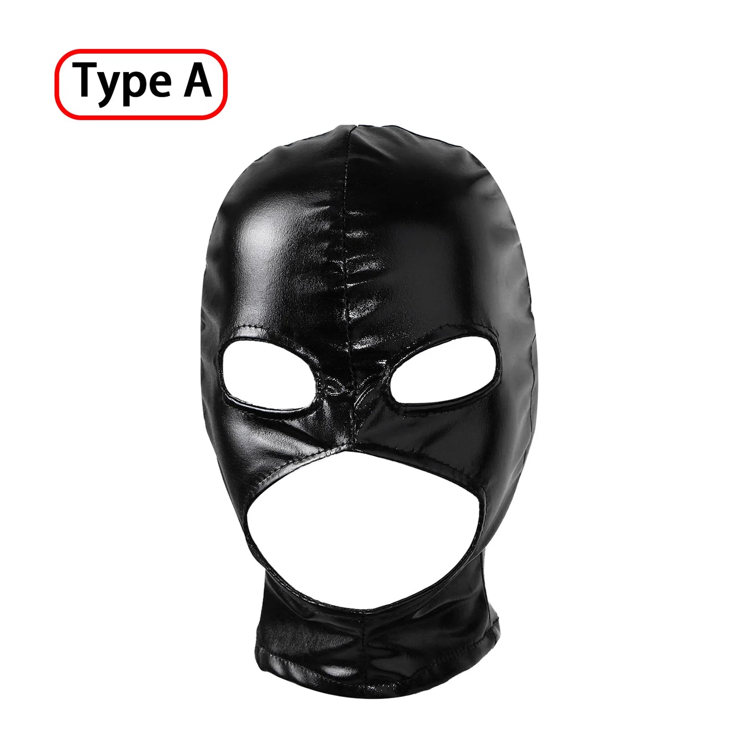 Fetish PU Leather Hood
