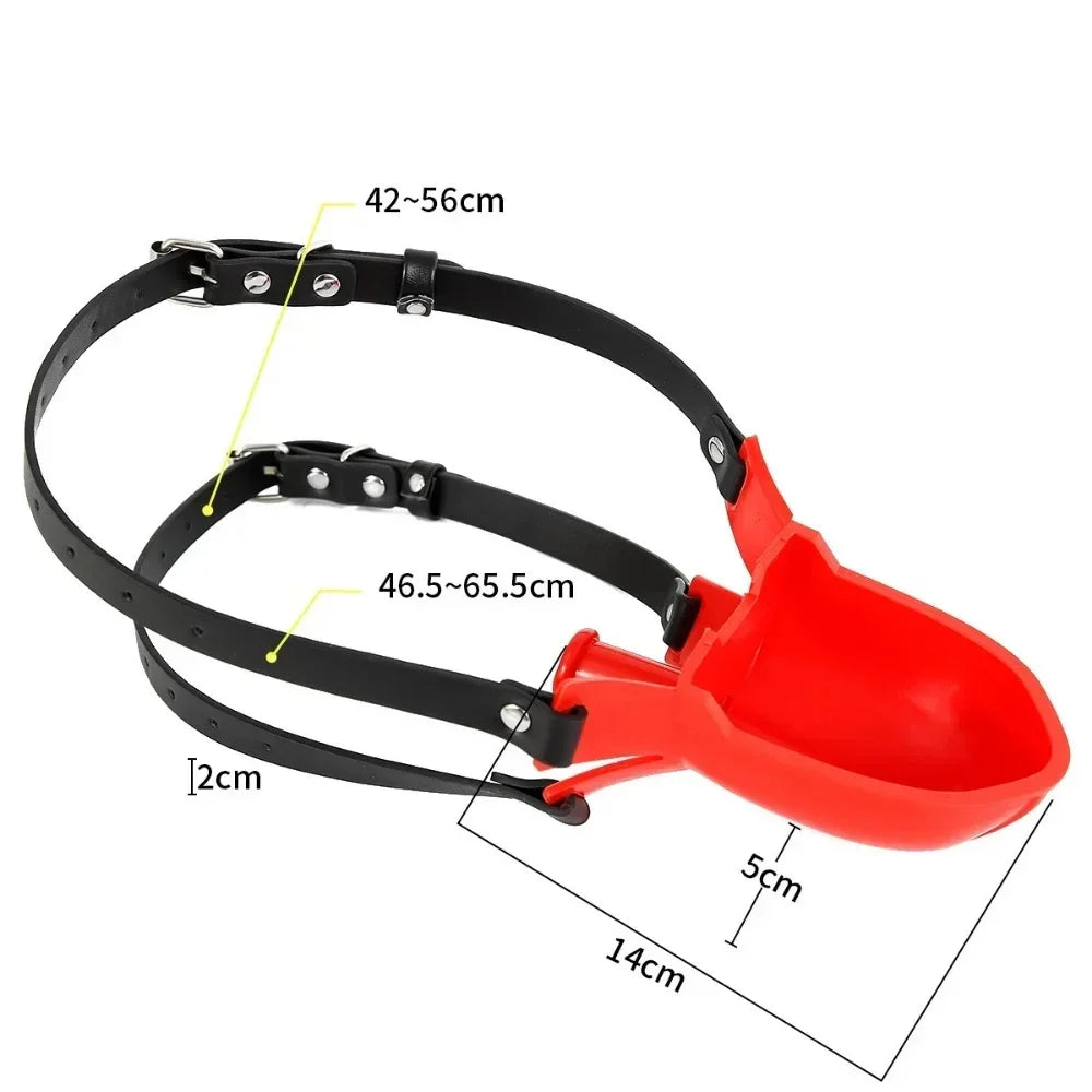 Silicone Funnel Mouth Gag Plug