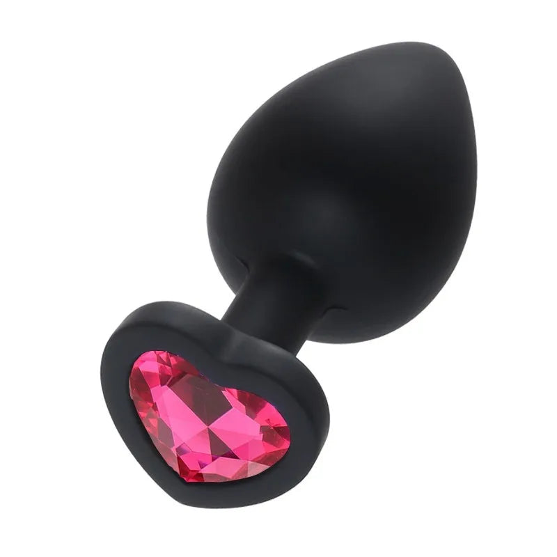 Flared Heart-Base Butt Plug