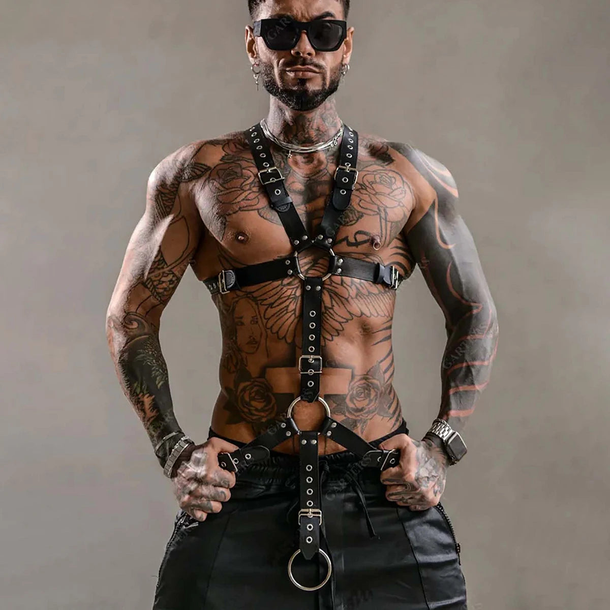 BDSM Fetish Chest Harness