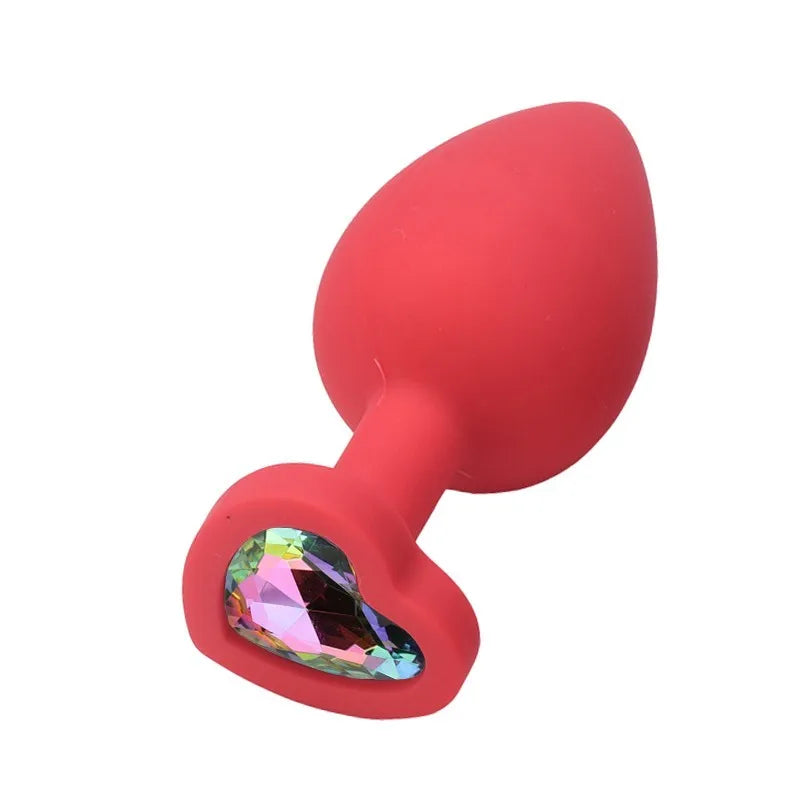Flared Heart-Base Butt Plug