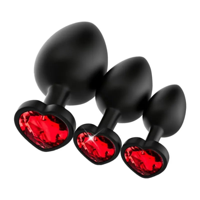 Flared Heart-Base Butt Plug