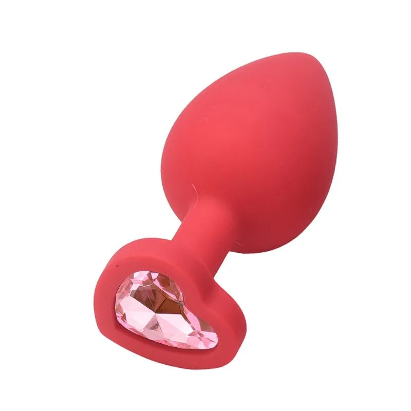 Flared Heart-Base Butt Plug