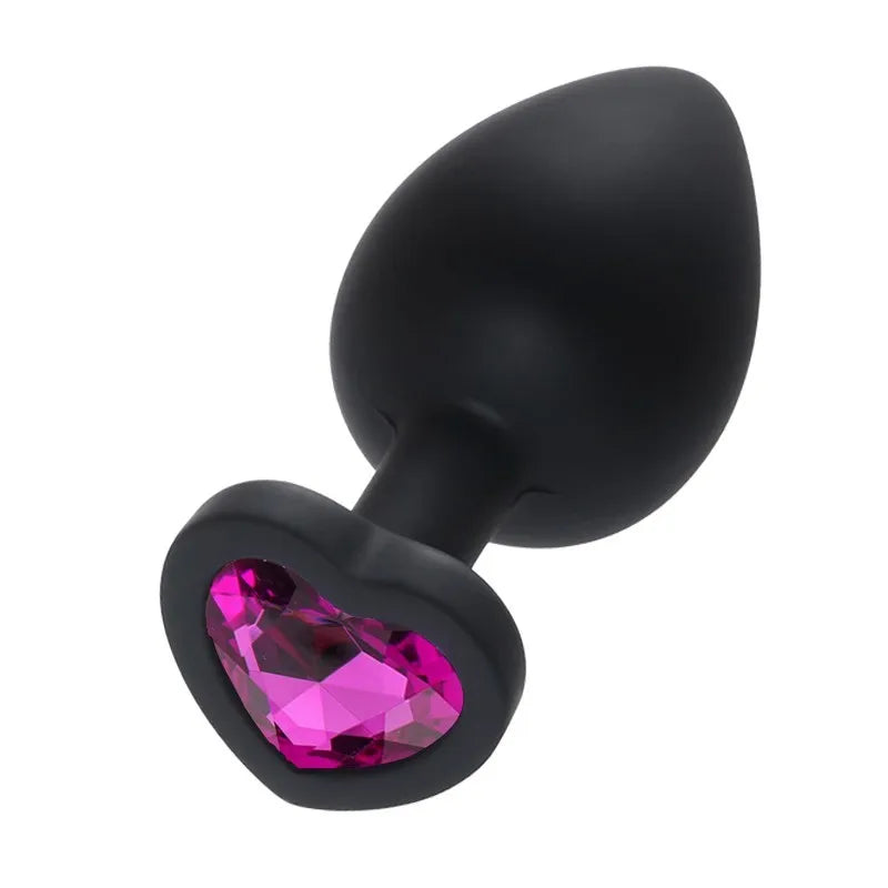 Flared Heart-Base Butt Plug