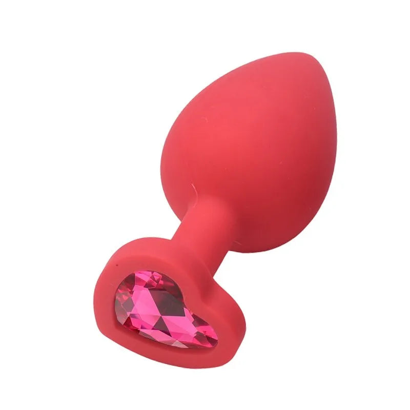 Flared Heart-Base Butt Plug