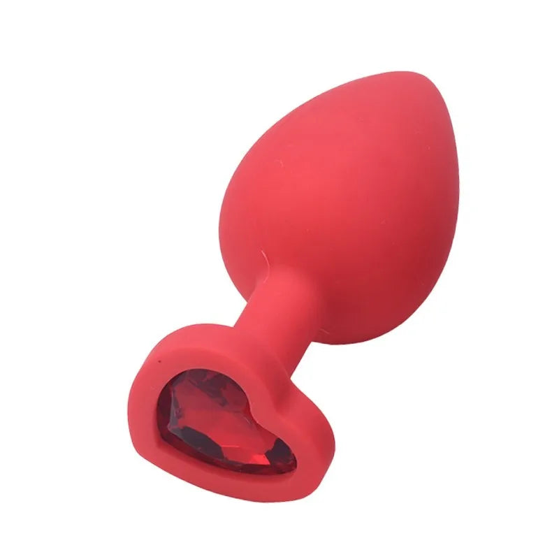 Flared Heart-Base Butt Plug