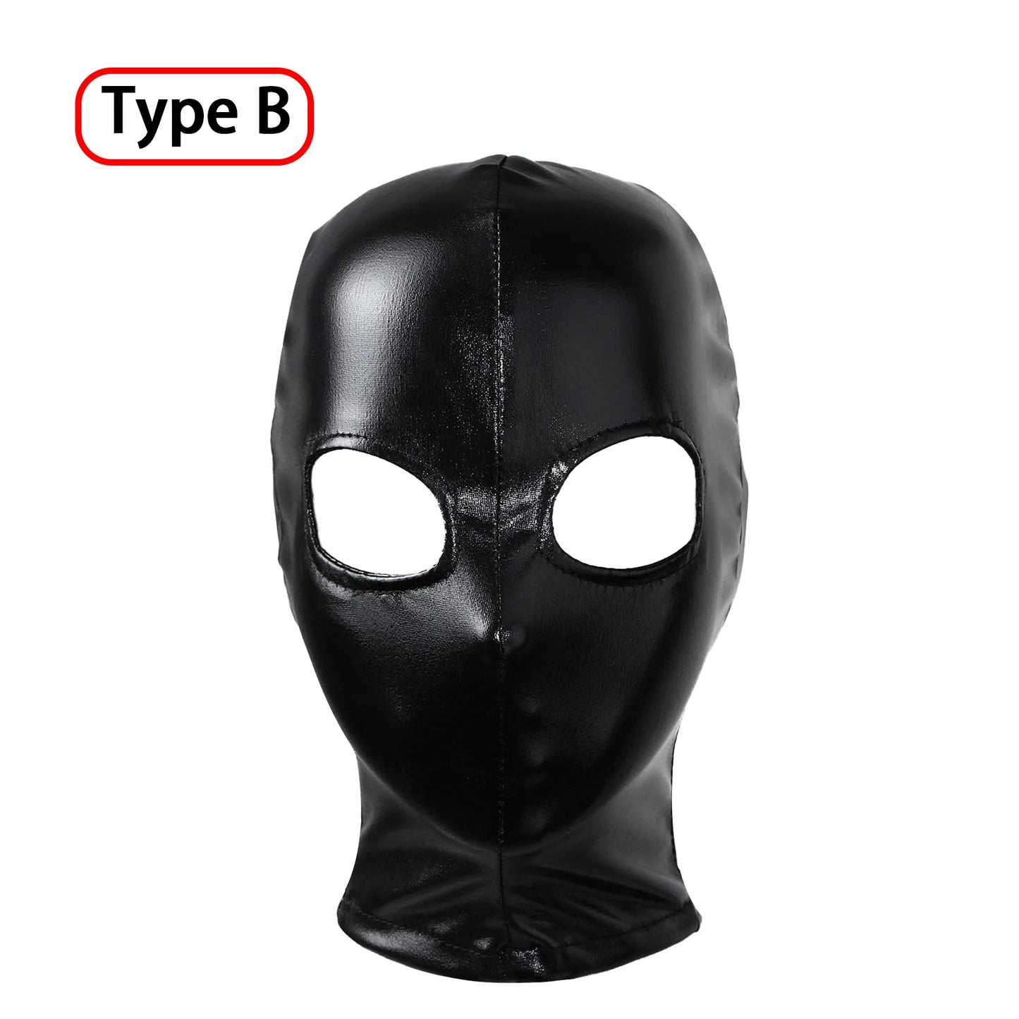 Fetish PU Leather Hood