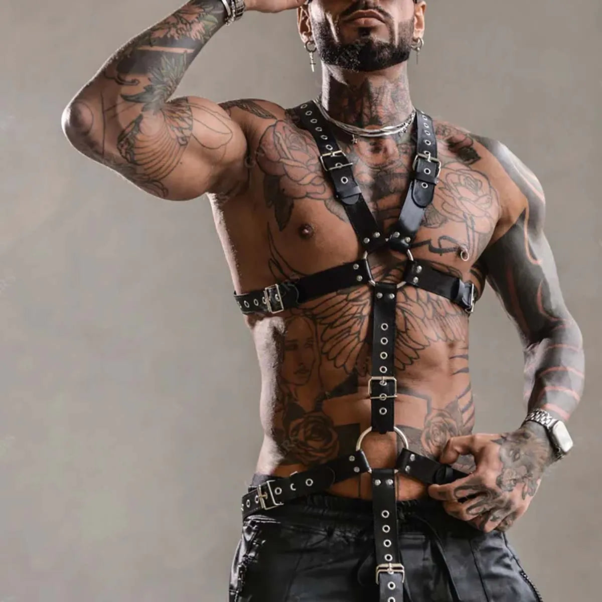 BDSM Fetish Chest Harness