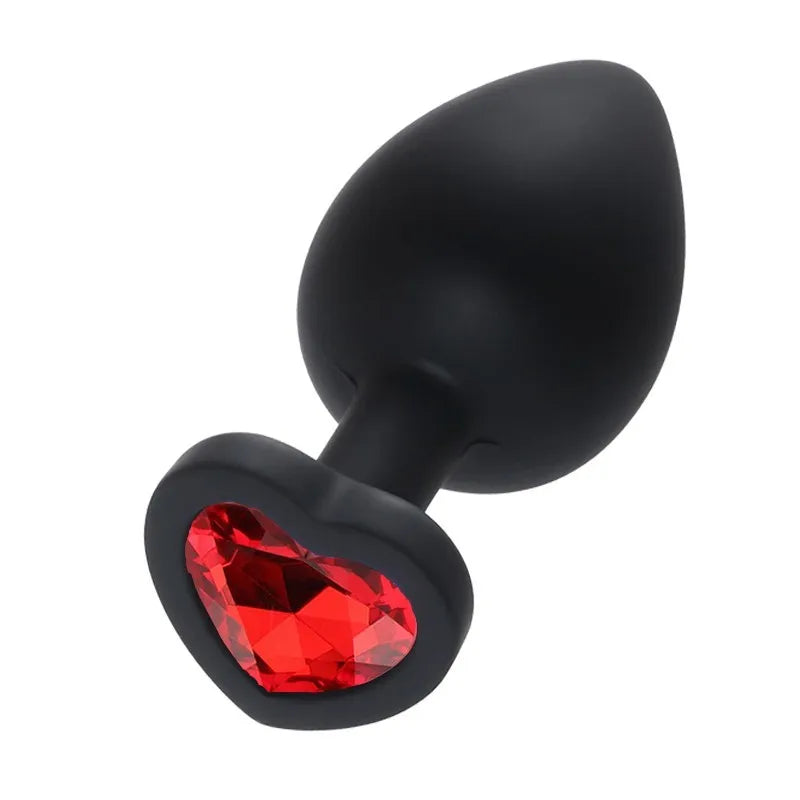 Flared Heart-Base Butt Plug