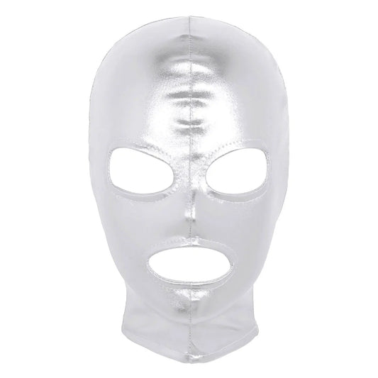 PU Leather Latex Head Mask